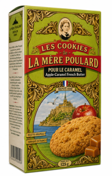 Französischer Apfel-Karamell-Cookie als Geschenkbox